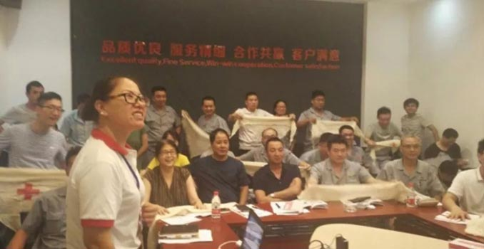 KINGLAN จัดกิจกรรมฝึกอบรมปฐมพยาบาลกาชาด