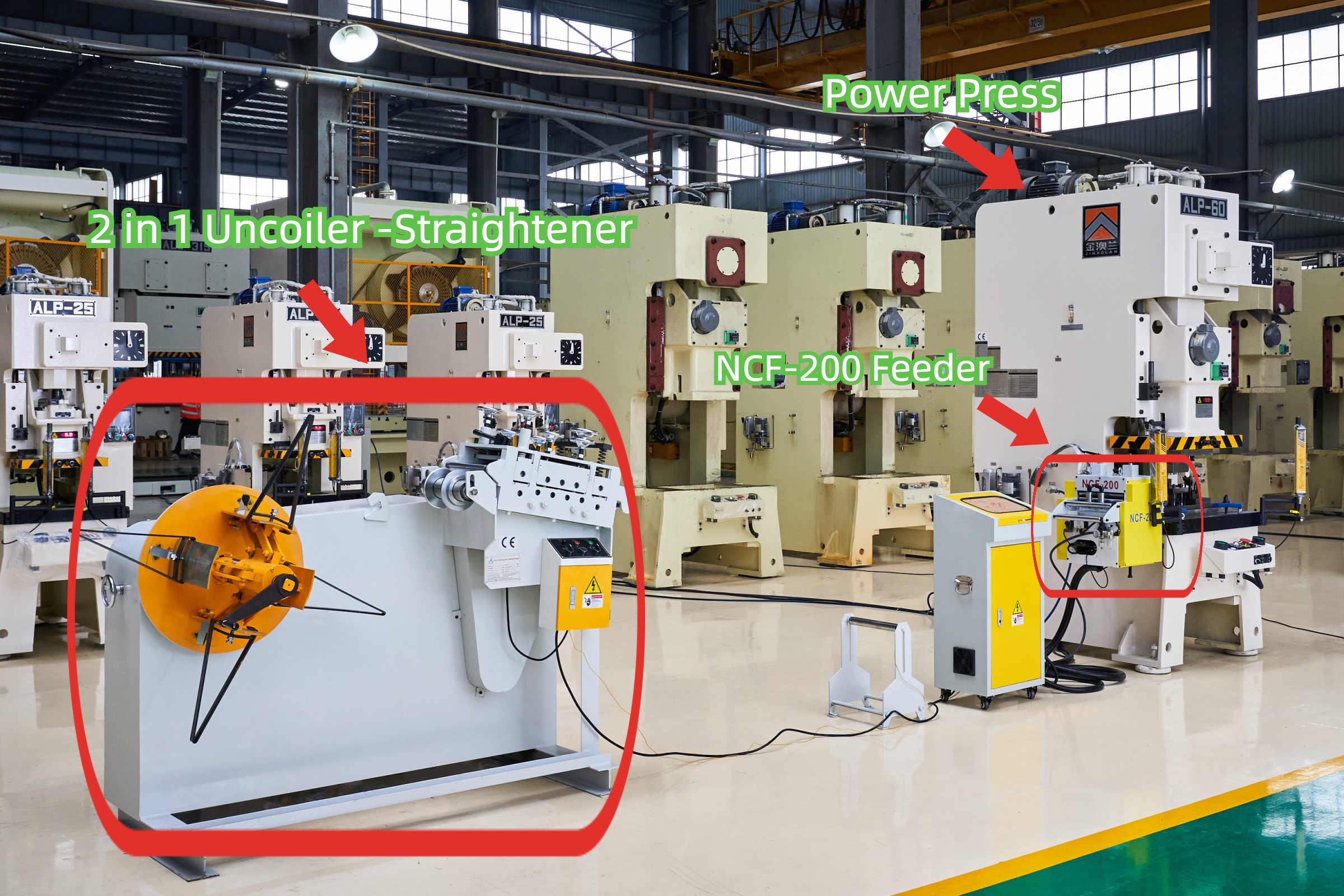 สายการผลิตแหวนโลหะพอลแหวน CNC Power Press แม่พิมพ์ป้อนอัตโนมัติ 