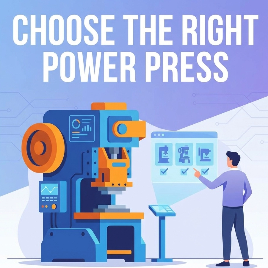 วิธีการเลือก Power Press ที่เหมาะสมสำหรับการปั๊มโลหะแผ่น