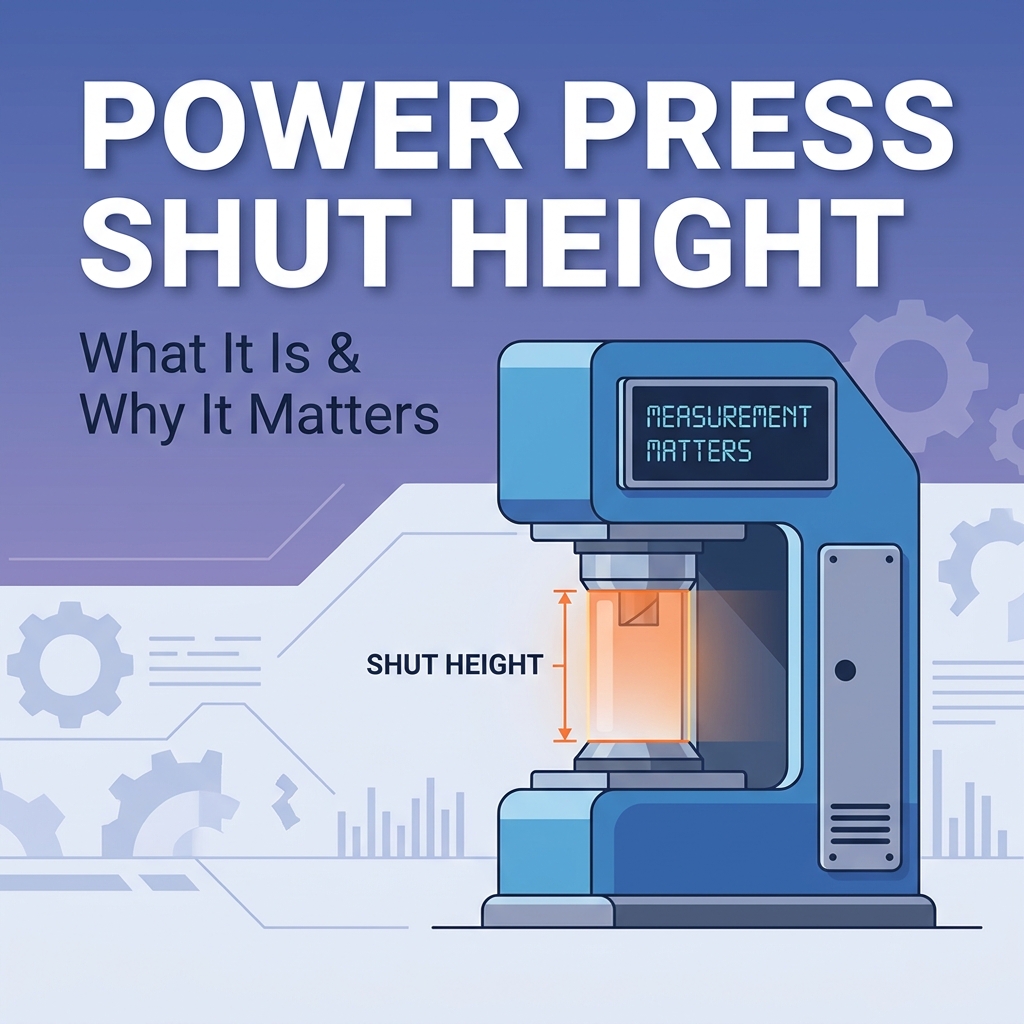 Shut Height บน Power Press คืออะไร และเหตุใดจึงมีความสำคัญ