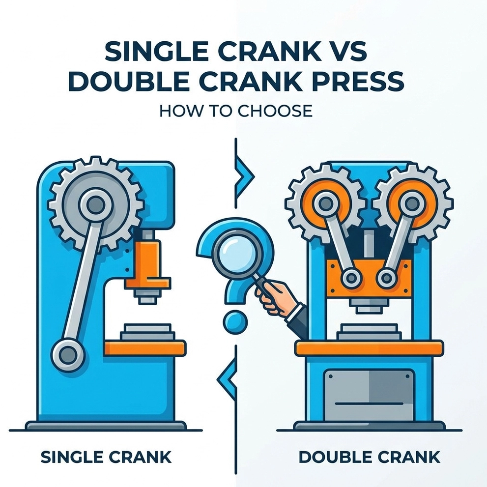 Single-Crank และ Double-Crank Power Press: วิธีเลือก