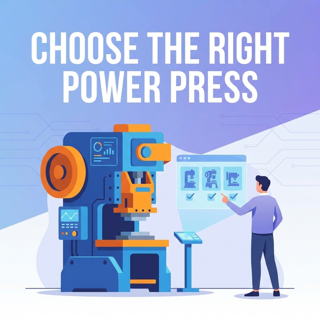 วิธีการเลือก Power Press ที่เหมาะสมสำหรับการปั๊มโลหะแผ่น