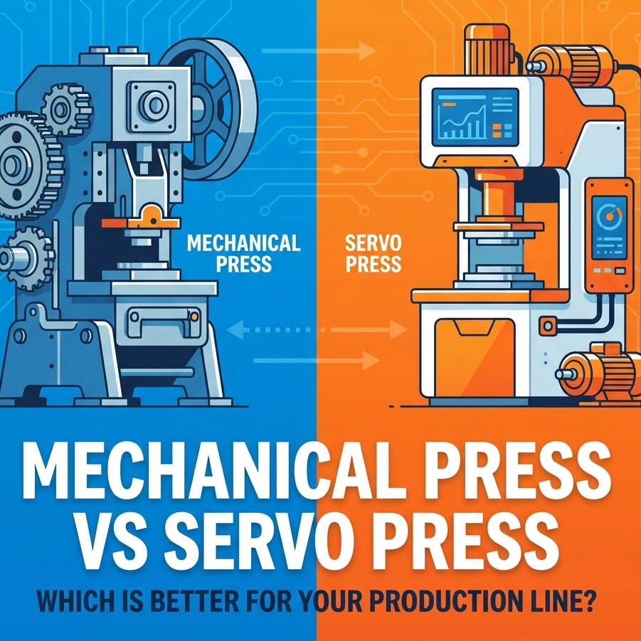 Mechanical Press กับ Servo Press: ไหนดีกว่าสำหรับสายการผลิตของคุณ?